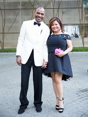 Tinsley and her husband Stephen Giles